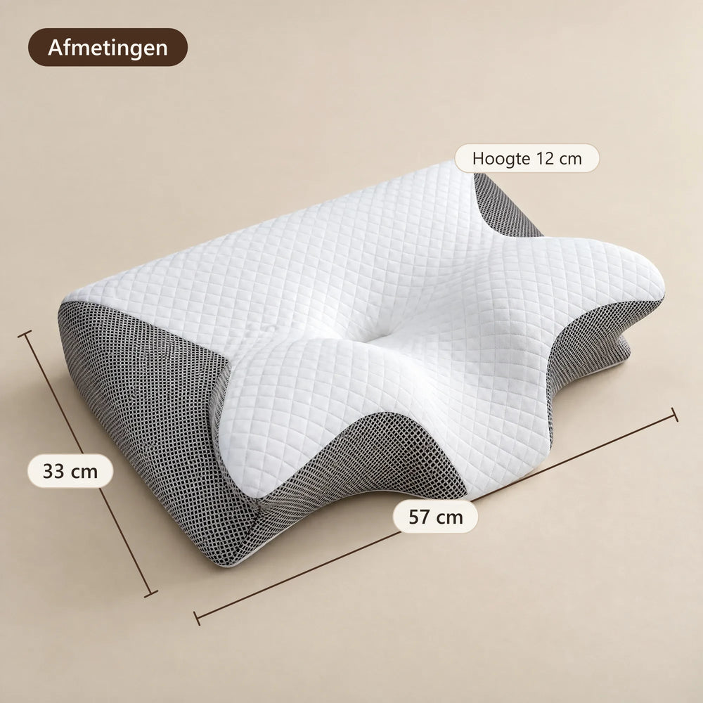 Afmetingen van het kussen: 57 × 33 × 12 cm