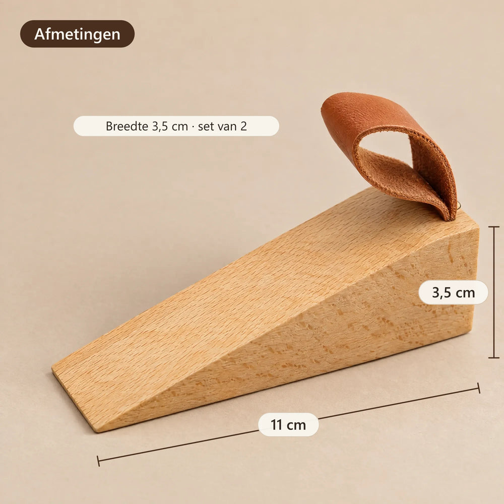 Afmetingen van de deurstopper: 11 × 3,5 × 3,5 cm