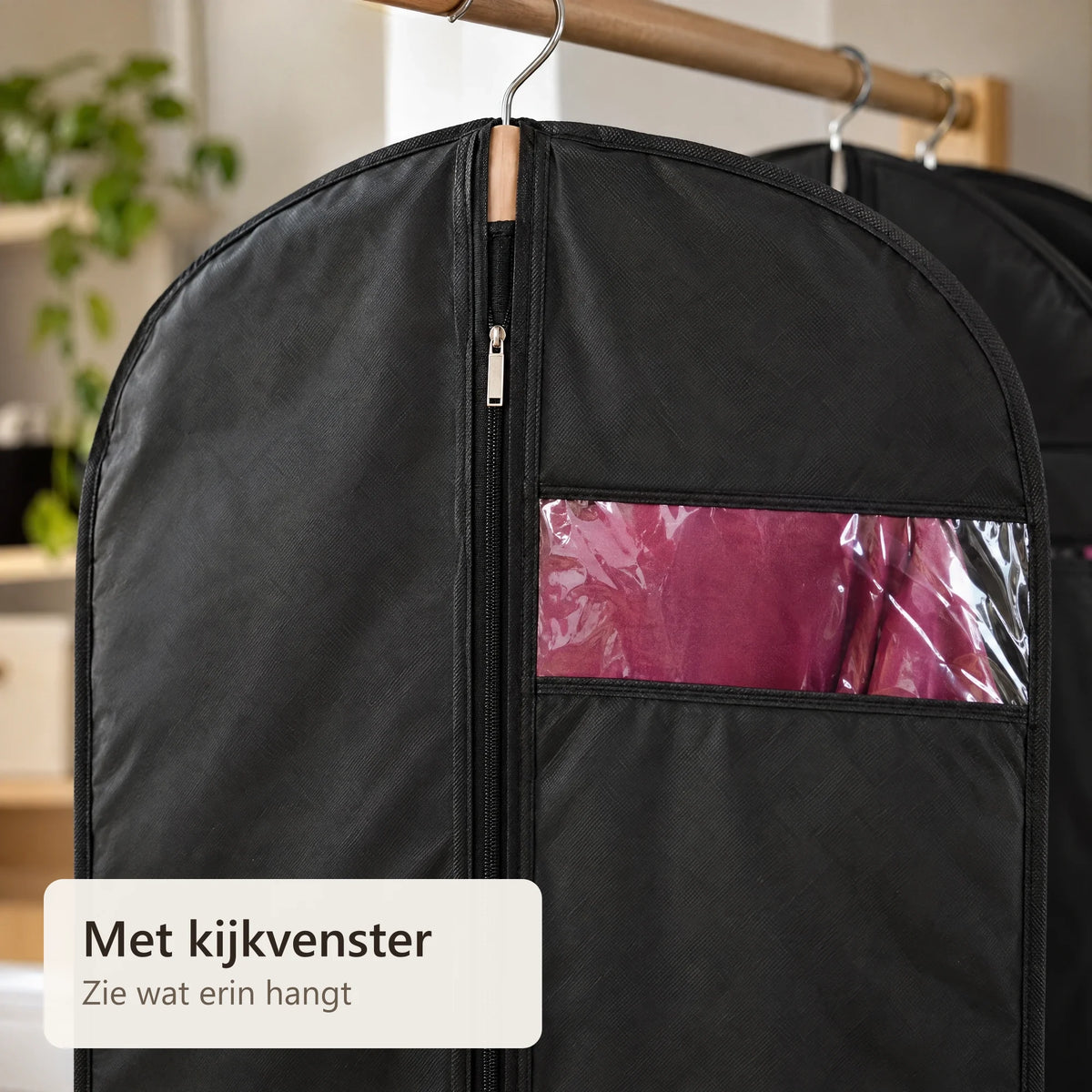 Close-up van het venster en de rits