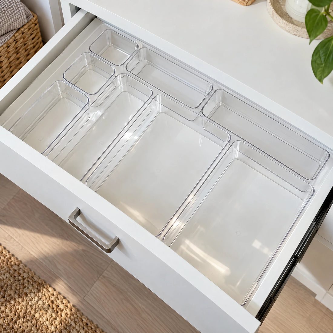 Transparante acryl lade-organizers