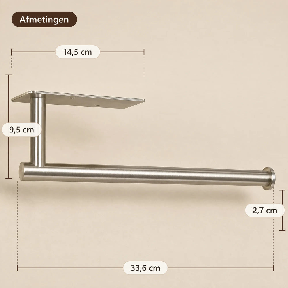 Afmetingen: 33,6 cm lang, 9,5 cm hoog