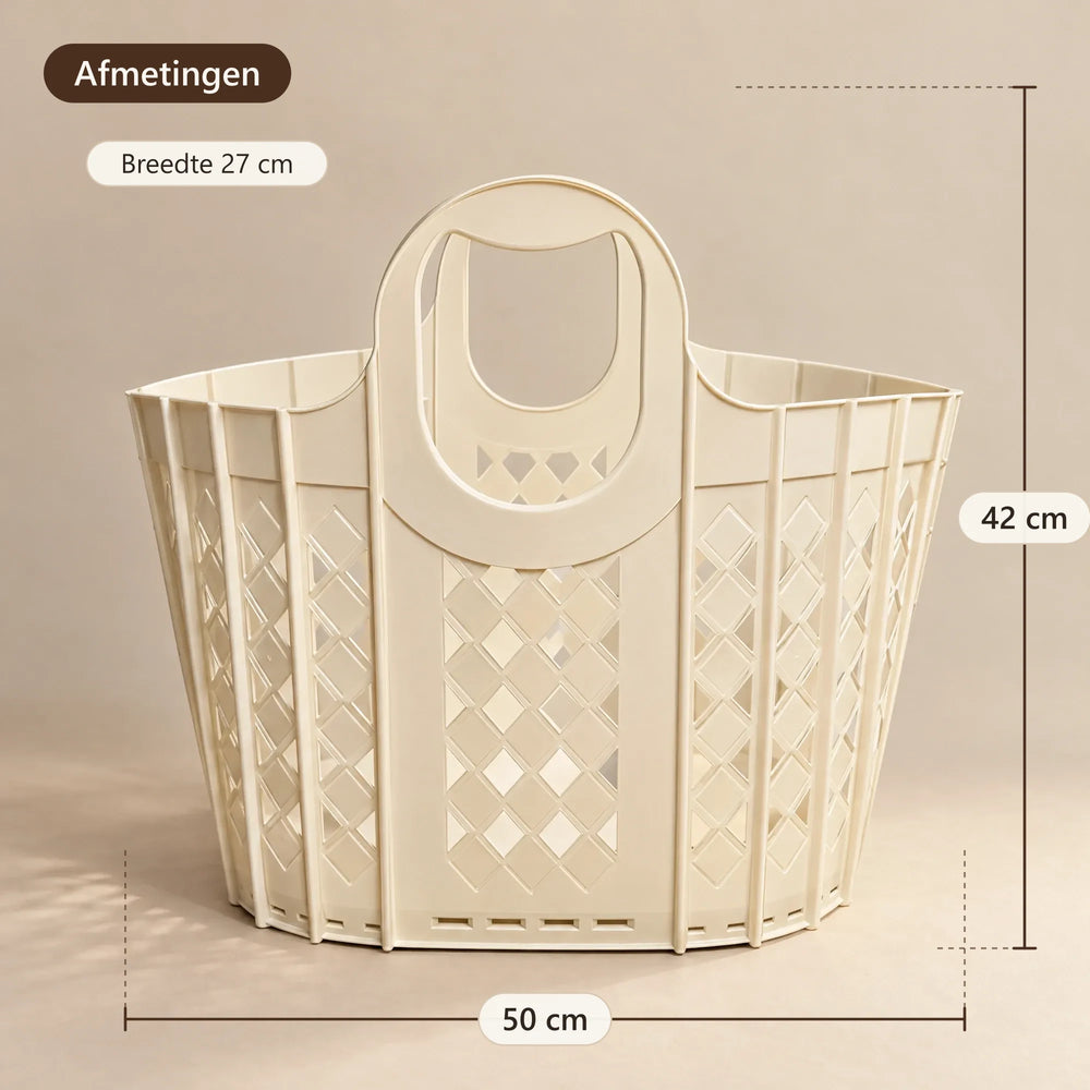 Afmetingen van de wasmand: 50 × 27 × 42 cm
